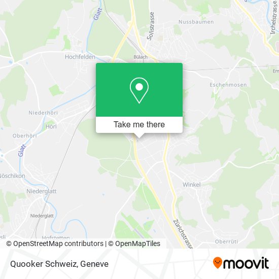 Quooker Schweiz map