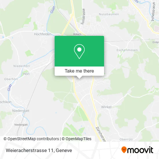 Weieracherstrasse 11 map