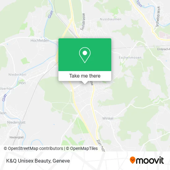 K&Q Unisex Beauty map