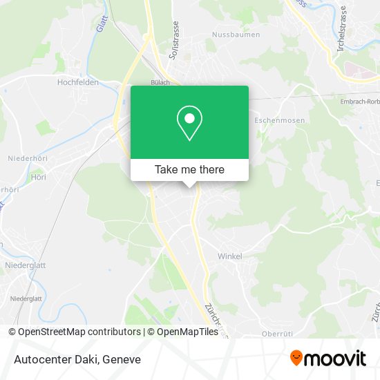 Autocenter Daki map