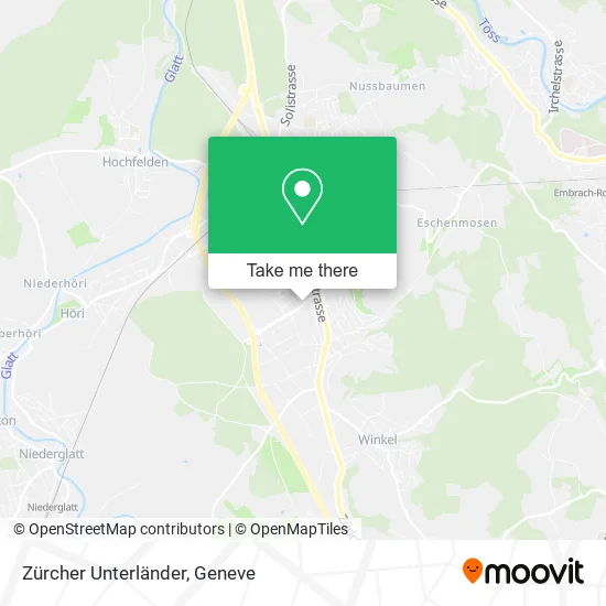 Zürcher Unterländer map