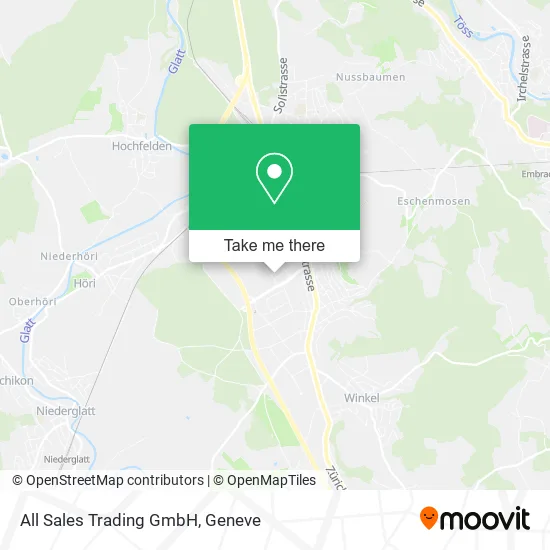 All Sales Trading GmbH map
