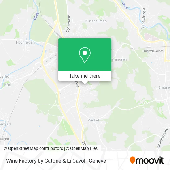 Wine Factory by Catone & Li Cavoli map