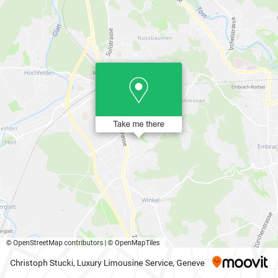 Christoph Stucki, Luxury Limousine Service map