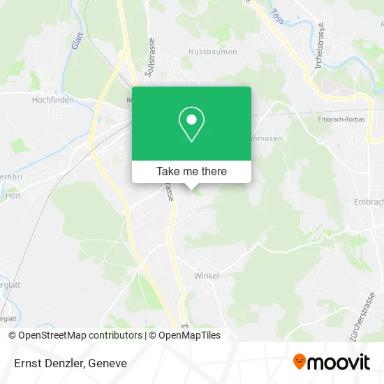 Ernst Denzler map