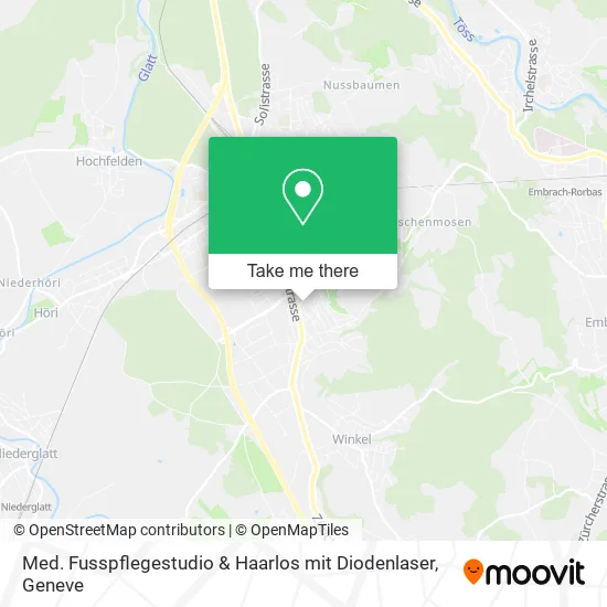 Med. Fusspflegestudio & Haarlos mit Diodenlaser map