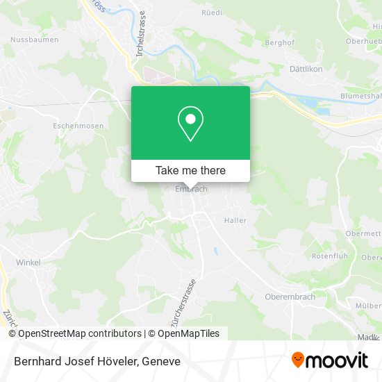 Bernhard Josef Höveler map