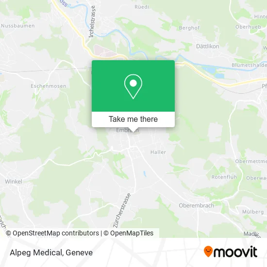 Alpeg Medical map