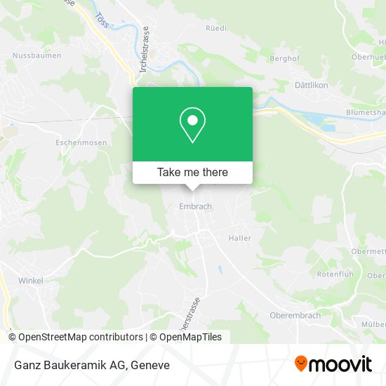 Ganz Baukeramik AG map