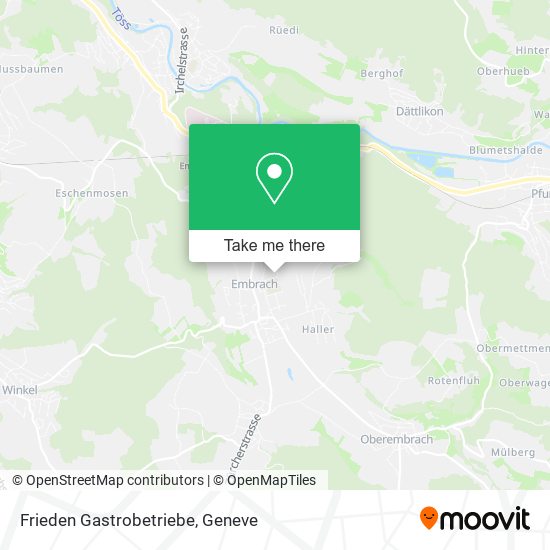 Frieden Gastrobetriebe map