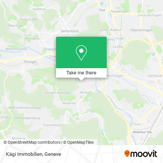 Kägi Immobilien map