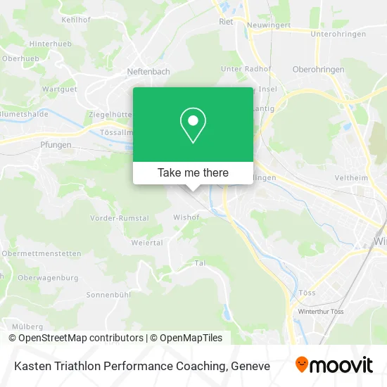 Kasten Triathlon Performance Coaching map