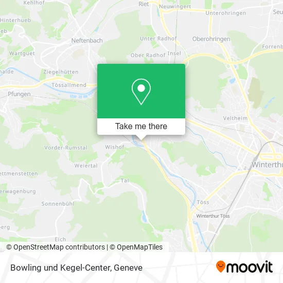 Bowling und Kegel-Center map