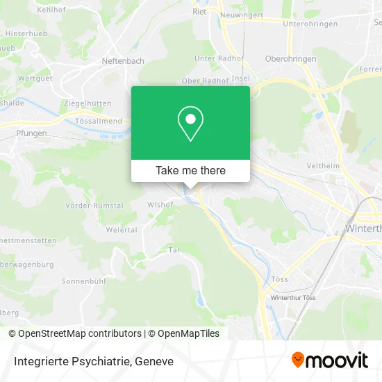 Integrierte Psychiatrie map