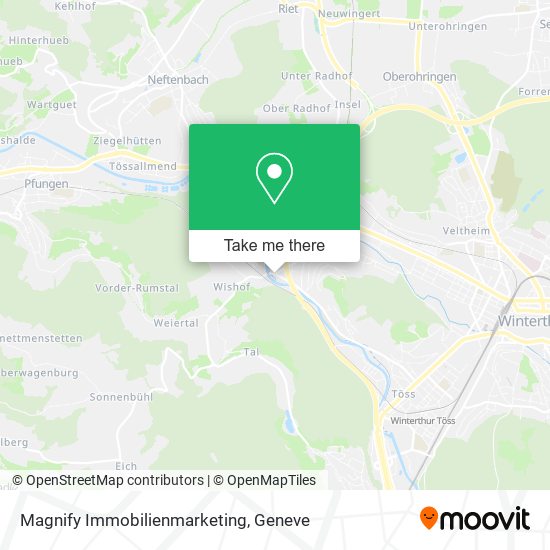 Magnify Immobilienmarketing map