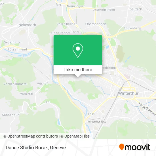 Dance Studio Borak map