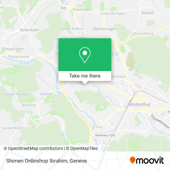 Shimen Onlinshop Ibrahim map
