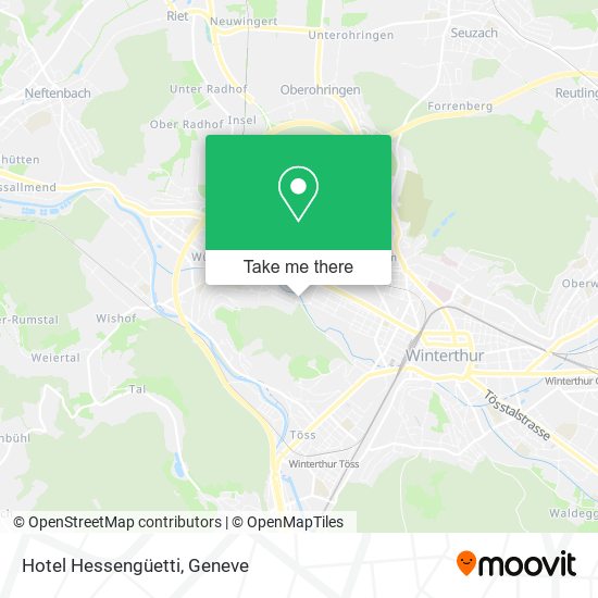 Hotel Hessengüetti map