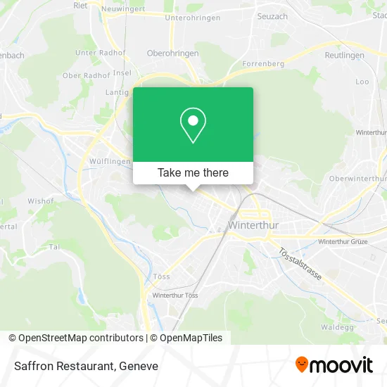 Saffron Restaurant map