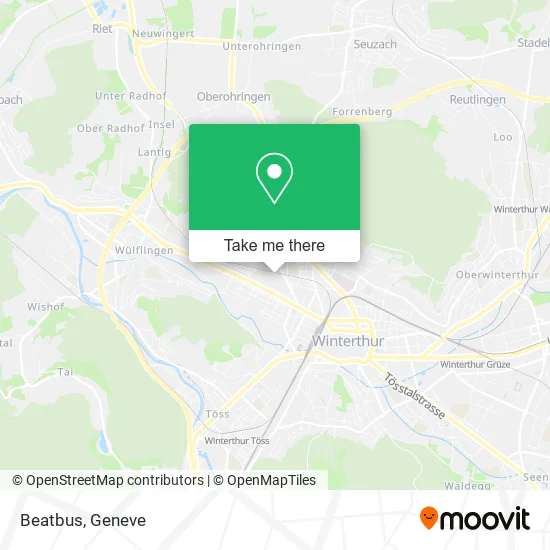 Beatbus map