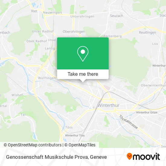 Genossenschaft Musikschule Prova plan