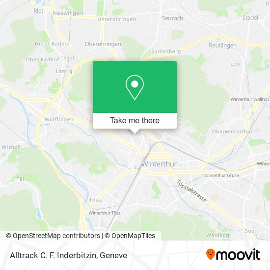 Alltrack C. F. Inderbitzin map