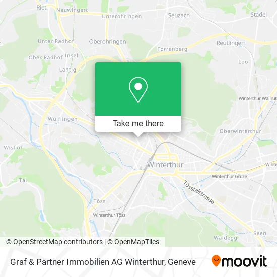 Graf & Partner Immobilien AG Winterthur map