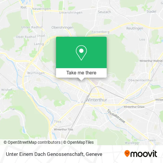 Unter Einem Dach Genossenschaft map