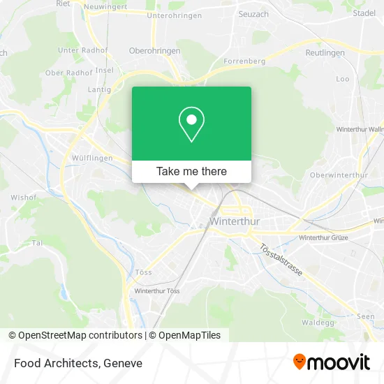 Food Architects map
