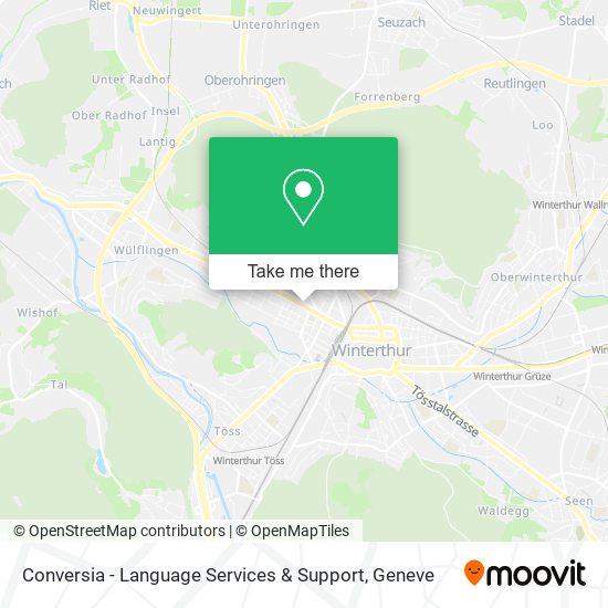 Conversia - Language Services & Support map