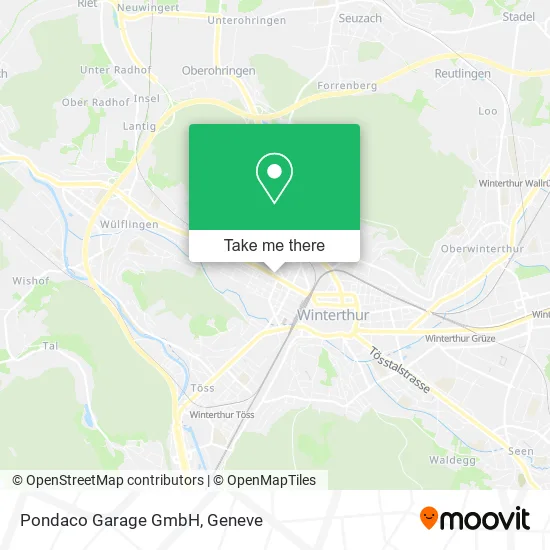 Pondaco Garage GmbH map