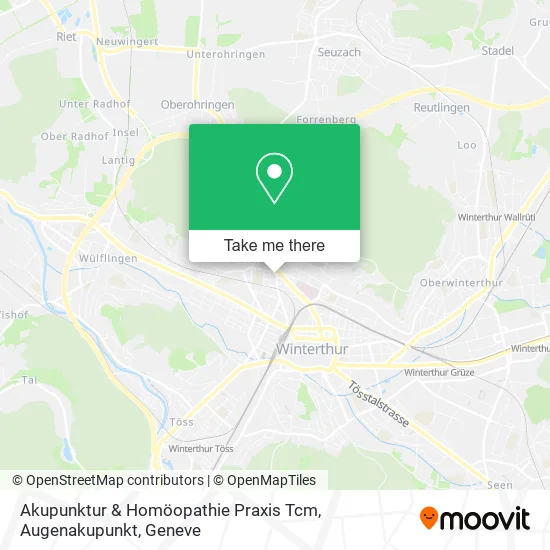 Akupunktur & Homöopathie Praxis Tcm, Augenakupunkt map