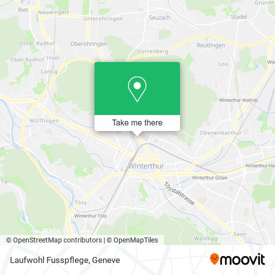 Laufwohl Fusspflege map
