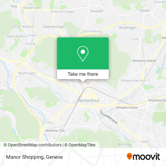 Manor Shopping map