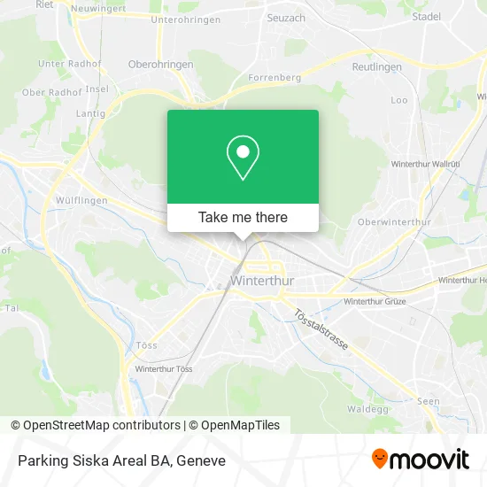 Parking Siska Areal BA map