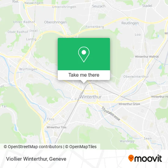 Viollier Winterthur map