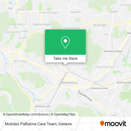 Mobiles Palliative Care Team map