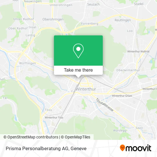Prisma Personalberatung AG map