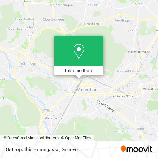 Osteopathie Brunngasse map