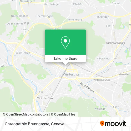 Osteopathie Brunngasse map