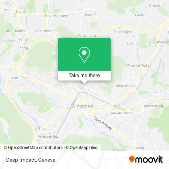 Deep Impact map
