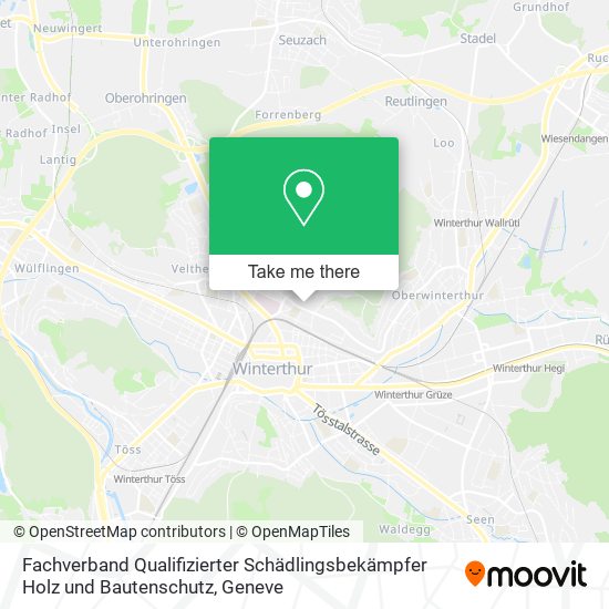 Fachverband Qualifizierter Schädlingsbekämpfer Holz und Bautenschutz map
