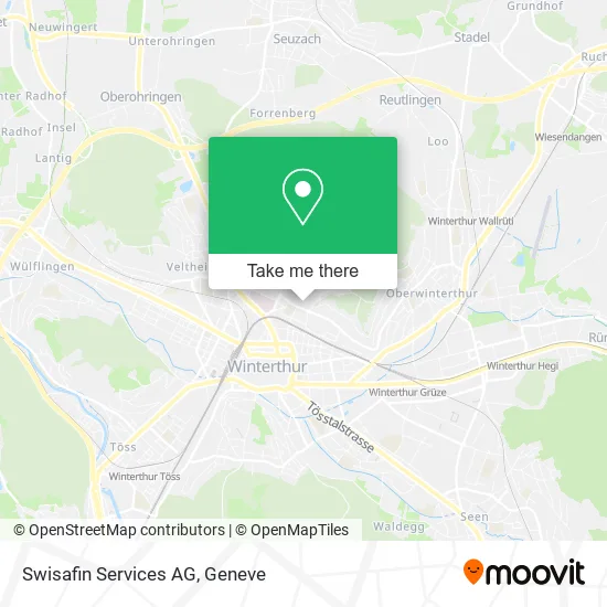 Swisafin Services AG map