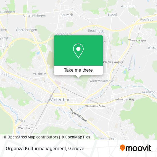 Organza Kulturmanagement map