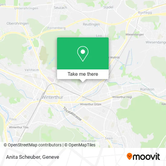 Anita Scheuber map