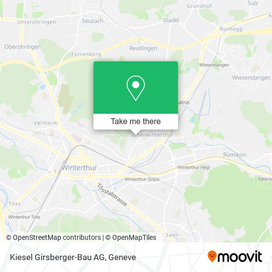 Kiesel Girsberger-Bau AG map