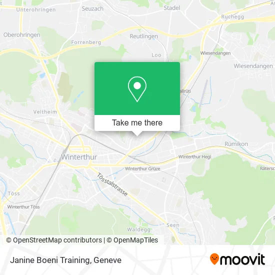 Janine Boeni Training map
