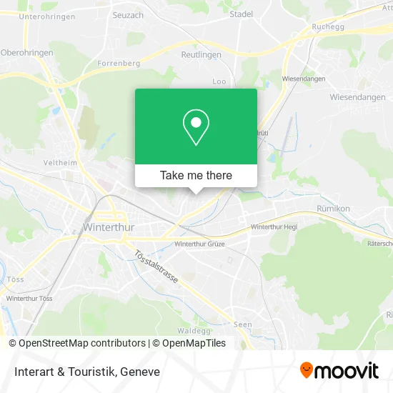 Interart & Touristik map