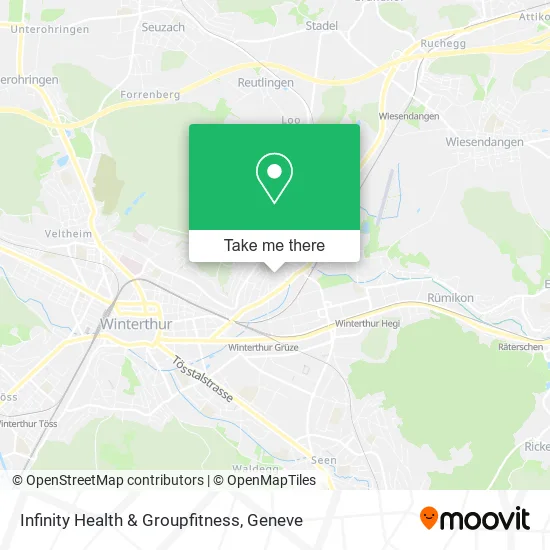 Infinity Health & Groupfitness map