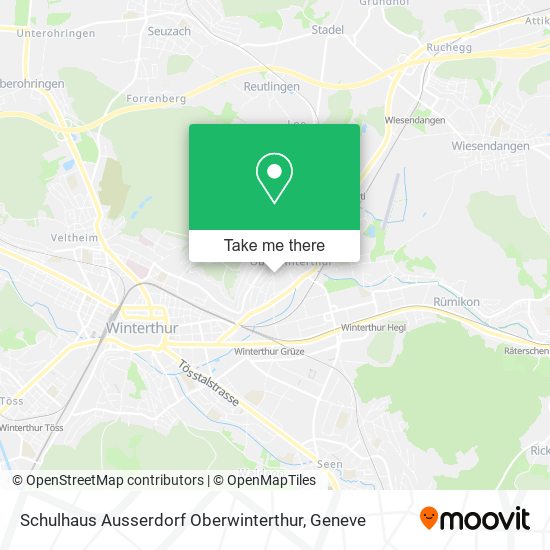 Schulhaus Ausserdorf Oberwinterthur map